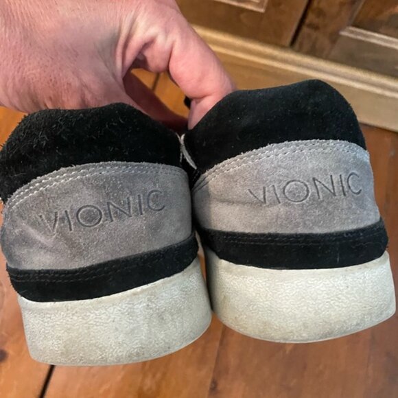 Vionic Mylie Essence Black Suede Running Shoes Sneakers - Picture 6 of 10